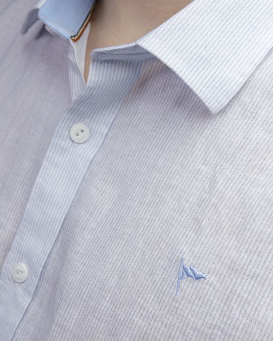 BLUE MEN'S SHIRT 1D26SS5000LS1301