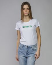 WHITE WOMEN'S SHORT SLEEVE T-SHIRT