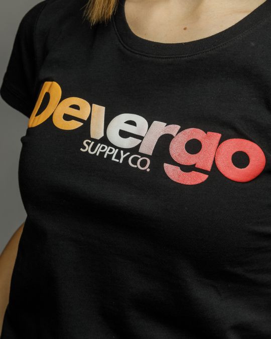 BLACK WOMEN'S SHORT SLEEVE T-SHIRT 2D26SS4544SS0105