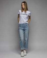 WHITE WOMEN'S SHORT SLEEVE T-SHIRT