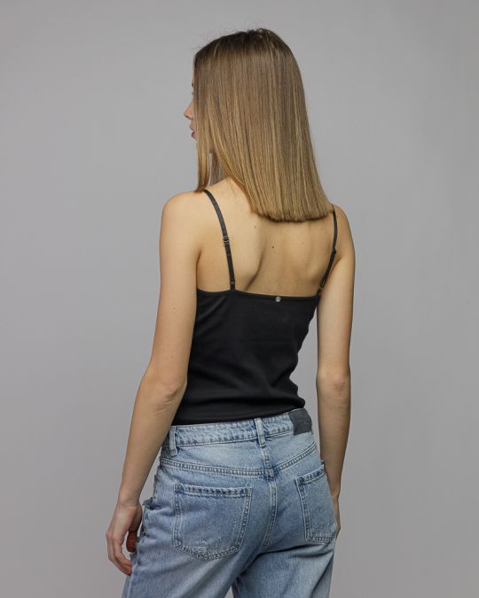 BLACK WOMEN'S TOP 2D26SS4507SL3305