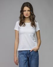 WHITE WOMEN'S SHORT SLEEVE T-SHIRT