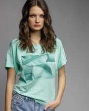 BLUE WOMEN'S SHORT SLEEVE T-SHIRT
