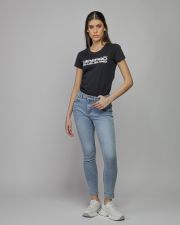 BLACK WOMEN'S SHORT SLEEVE T-SHIRT