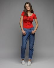 RED WOMEN'S SHORT SLEEVE T-SHIRT