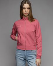 PINK WOMEN'S ZIP SWEATER