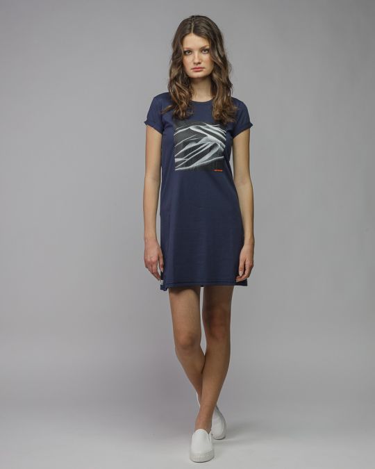 BLUE WOMEN'S DRESS 2D26SS9593DR0224