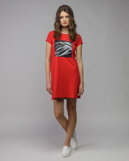 RED WOMEN'S DRESS 2D26SS9593DR0224