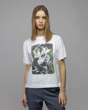 WHITE WOMEN'S SHORT SLEEVE T-SHIRT