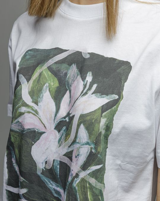 WHITE WOMEN'S SHORT SLEEVE T-SHIRT 2D26SS4527SS0105