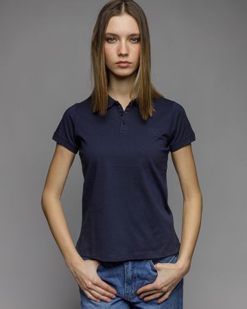 BLUE WOMEN'S SHORT SLEEVE T-SHIRT 2D26SS4528SS0105