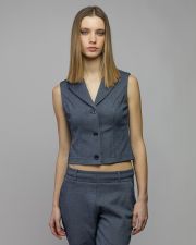 BLUE WOMEN'S VEST