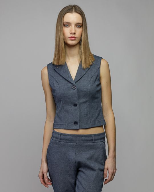 BLUE WOMEN'S VEST 2D26SS7504SL0705