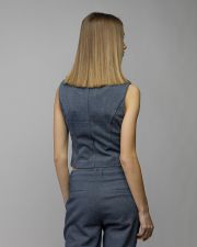 BLUE WOMEN'S VEST