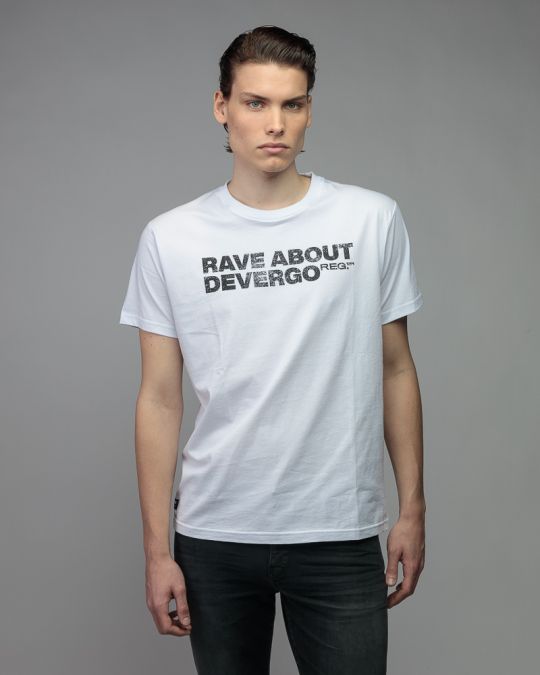 WHITE MEN'S SHORT SLEEVE T-SHIRT 1D26SS4040SS0105