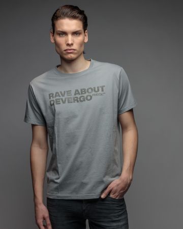 GREY MEN'S SHORT SLEEVE T-SHIRT 1D26SS4040SS0105