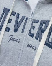 GREY MEN'S ZIP SWEATER