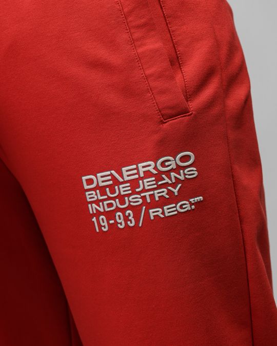 RED MEN'S SWEATPANTS 1D26SS1185LP0705