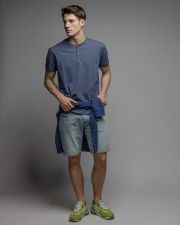 BLUE MEN'S SHORT SLEEVE T-SHIRT