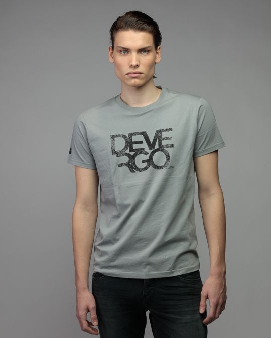 GREY MEN'S SHORT SLEEVE T-SHIRT 1D26SS4033SS0105