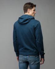 BLUE MEN'S ZIP SWEATER