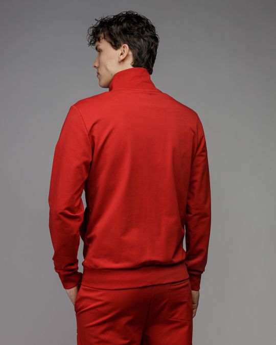 RED MEN'S ZIP SWEATER 1D26SS4085KA0705