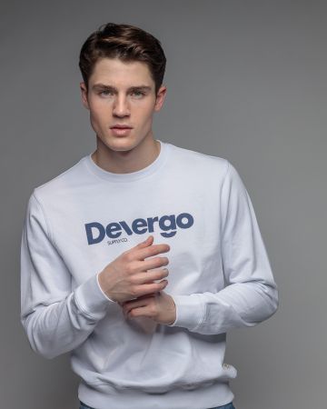 WHITE MEN'S SWEATSHIRT 1D26SS4094LS0705