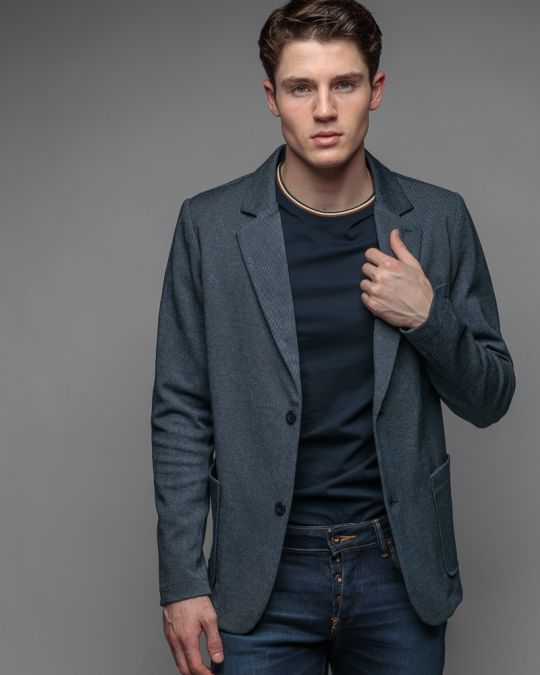 BLUE MEN'S BLAZER 1D26SS7007KA0705