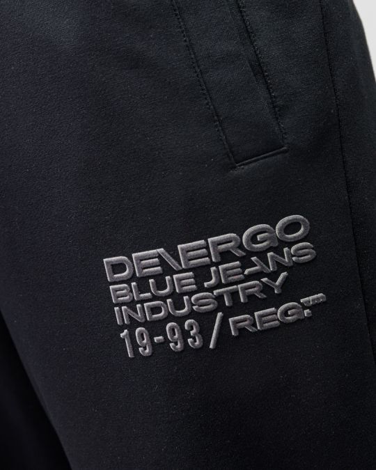 BLACK MEN'S SWEATPANTS 1D26SS1185LP0705