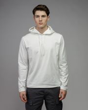 WHITE MEN'S LONG SLEEVE T-SHIRT