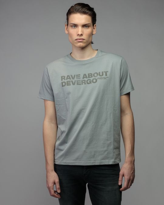 GREY MEN'S SHORT SLEEVE T-SHIRT 1D26SS4040SS0105