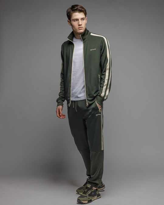 KHAKI MEN'S ZIP SWEATER 1D26SS4081KA0701