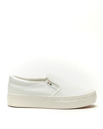 WHITE WOMEN'S BALLERINA - HELIA PU DE26SS3515PU KD