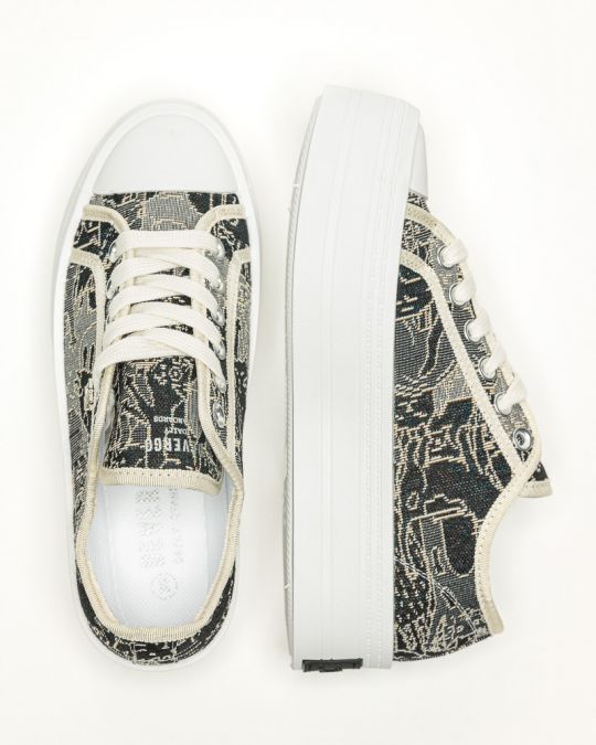 BLACK WOMEN'S SNEAKER  - ELENA DE26SS3514CA BF