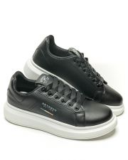 BLACK MEN'S SNEAKER  - GOLD