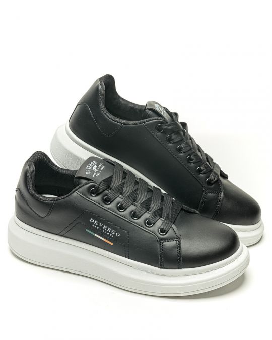 BLACK MEN'S SNEAKER  - GOLD DE26SS5023PU UL