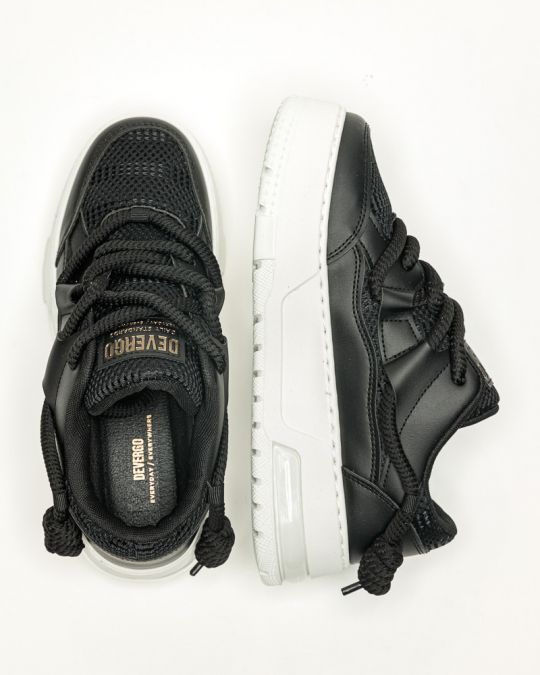 BLACK WOMEN'S SNEAKER  - BUND DE26SS5517PU UL