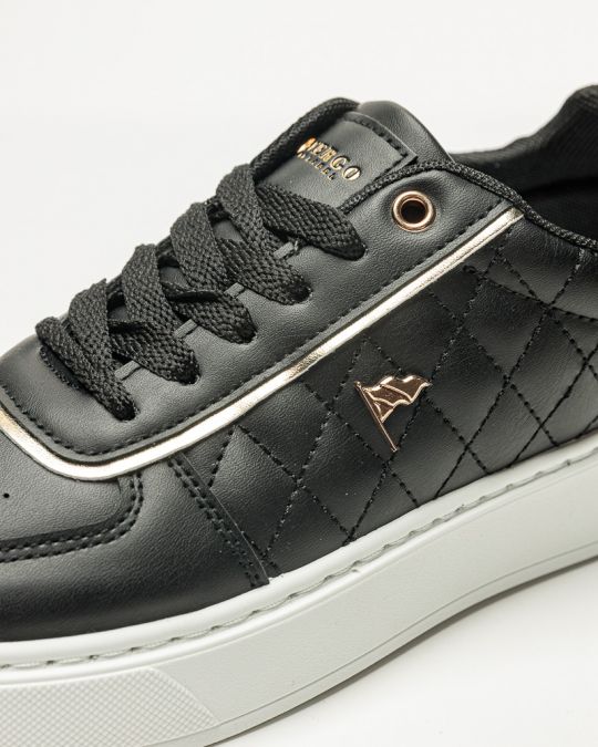 BLACK WOMEN'S SNEAKER  - LAURA DE26SS5518PU UL