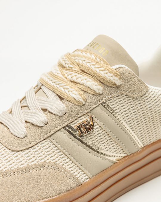 BEIGE WOMEN'S SNEAKER  - CAROLINA DE26SS5503PU BF