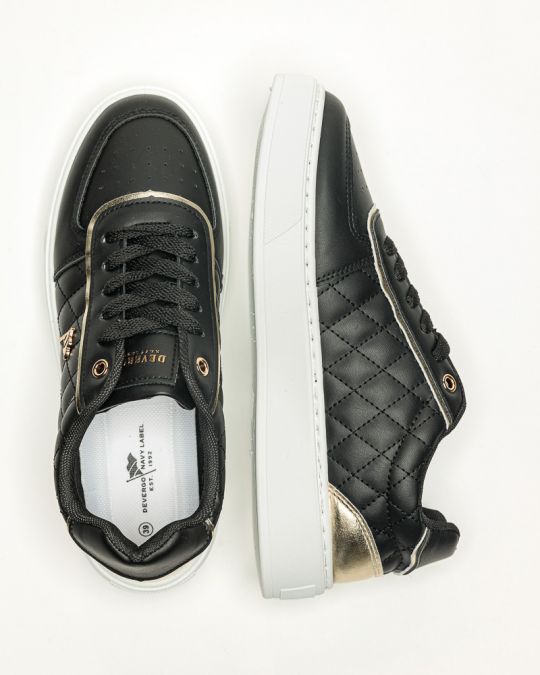 BLACK WOMEN'S SNEAKER  - LAURA DE26SS5518PU UL