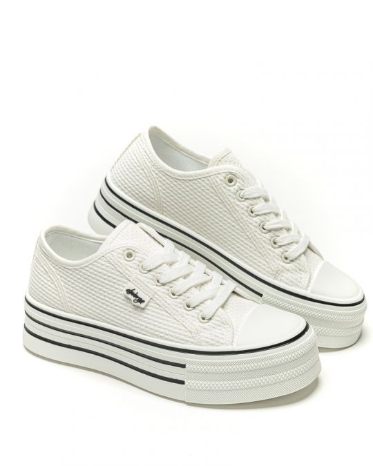 WHITE WOMEN'S SNEAKER  - NILLA DE26SS5530CA UL