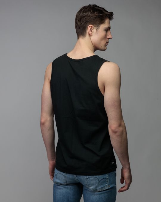 BLACK MEN'S SINGLET 1D26SS4013SL0105