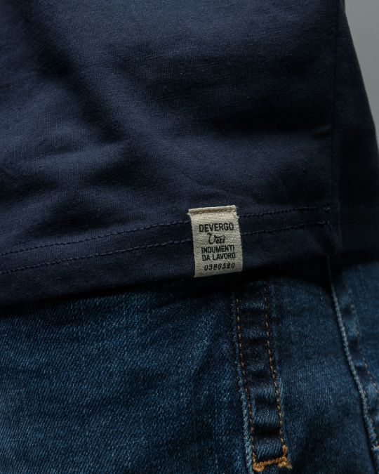 BLUE MEN'S SHORT SLEEVE T-SHIRT 1D26SS4021SS0405