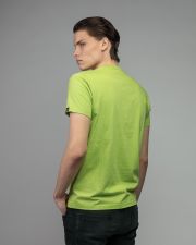 BEIGE MEN'S SHORT SLEEVE T-SHIRT