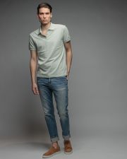 GREEN FÉRFI RÖVID UJJÚ GALLÉROS PÓLÓ