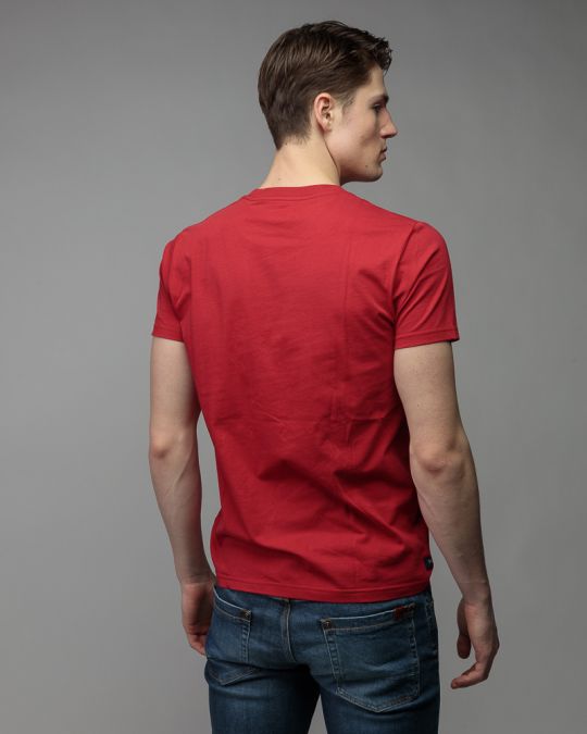 RED MEN'S SHORT SLEEVE T-SHIRT 1D26SS4038SS0105