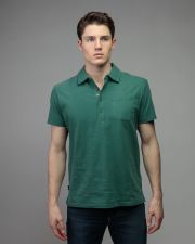 PETROL FÉRFI RÖVID UJJÚ GALLÉROS PÓLÓ