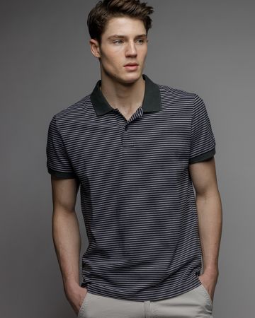 BLACK FÉRFI RÖVID UJJÚ GALLÉROS PÓLÓ 1D26SS4078SS0105