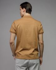 BROWN FÉRFI RÖVID UJJÚ GALLÉROS PÓLÓ