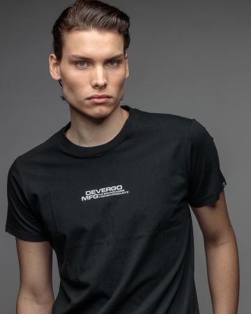 BLACK MEN'S SHORT SLEEVE T-SHIRT 1D26SS4022SS0105